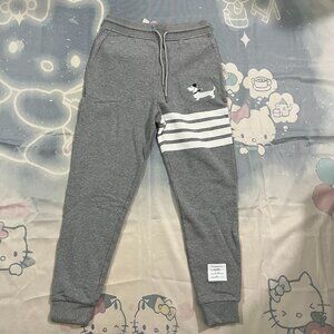 Thom Browne Graphic - Embellished Grey Sweatpants